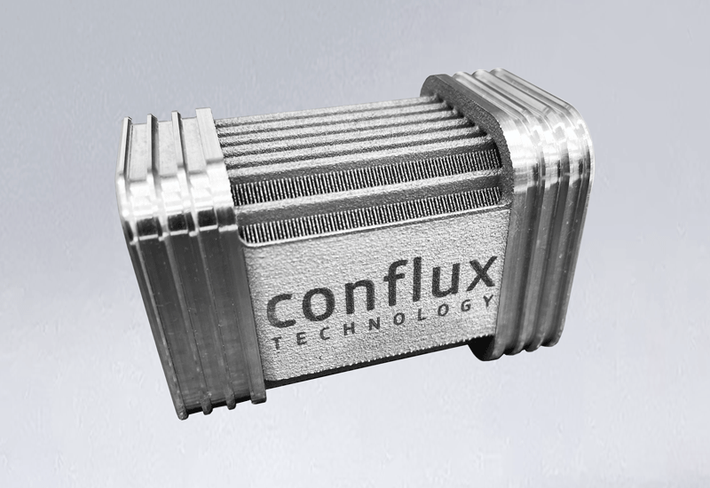 Conflux cartridge heat exchanger